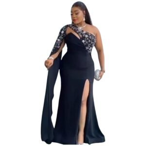 Robe asymétrique Regal Allure