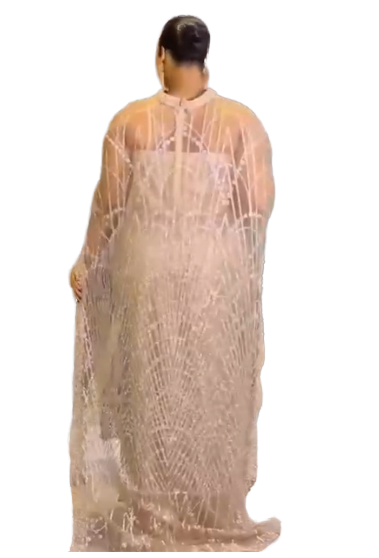 Robe Majestueuse Voilée – Image 3