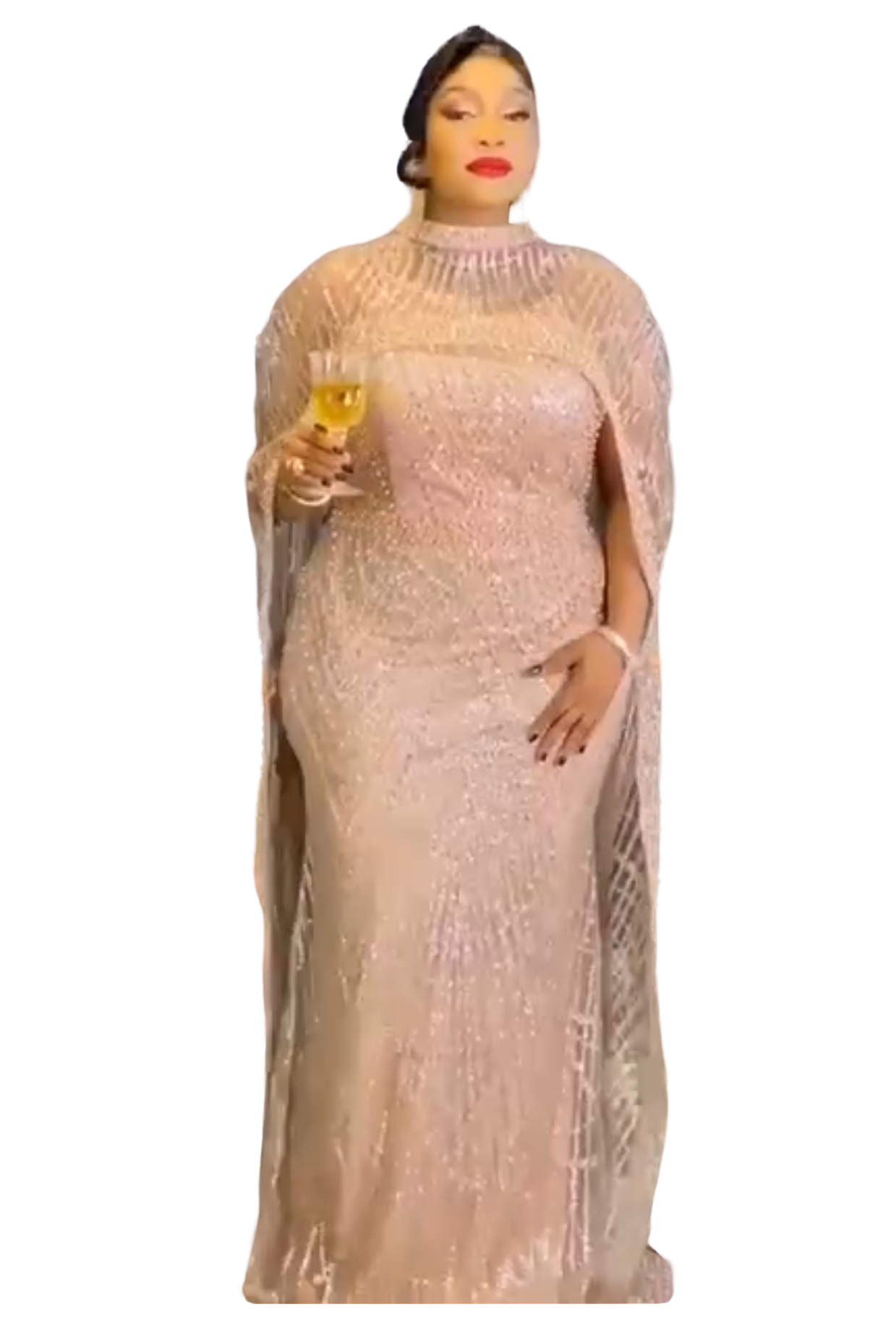 Robe Majestueuse Voilée – Image 4