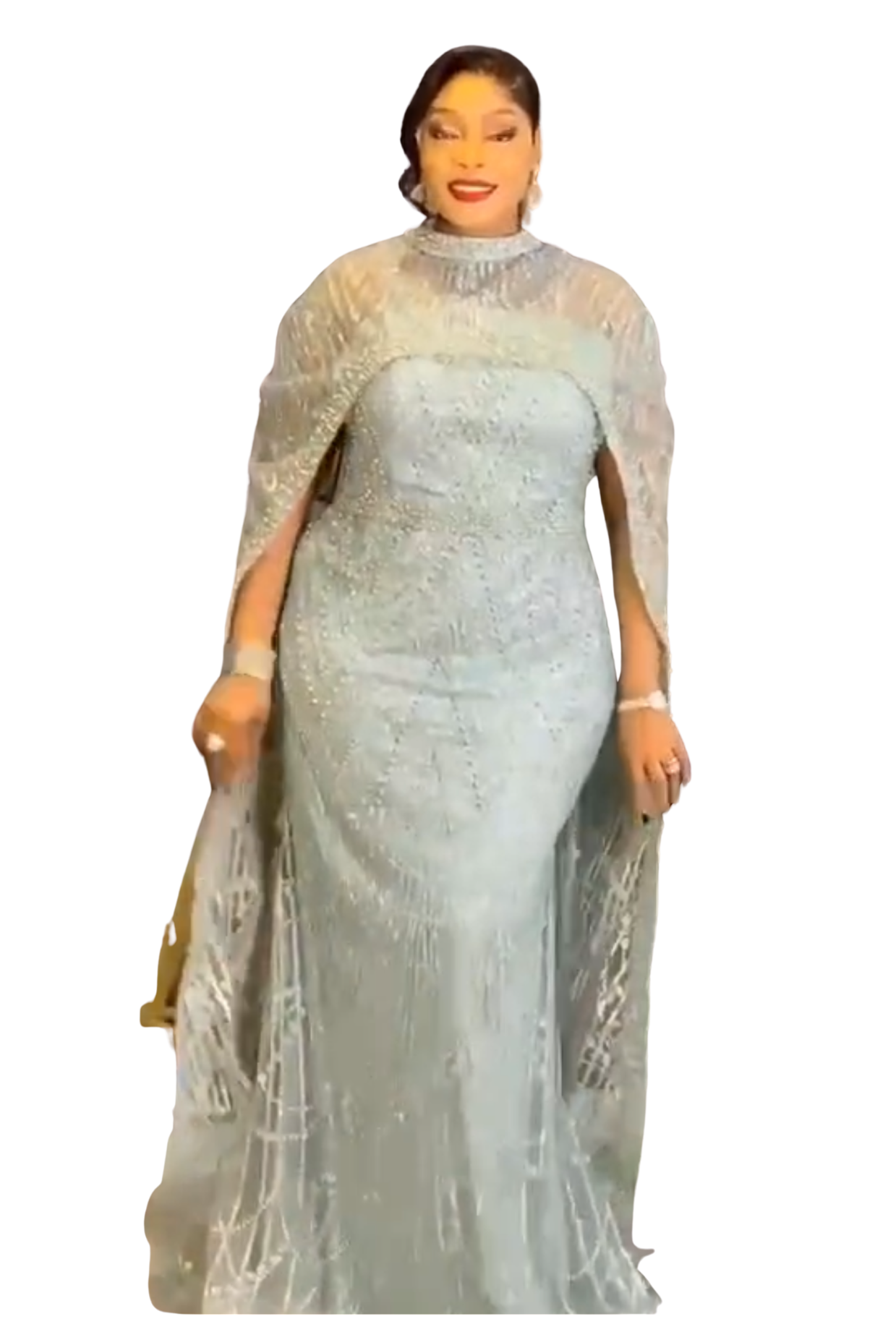 Robe Majestueuse Voilée