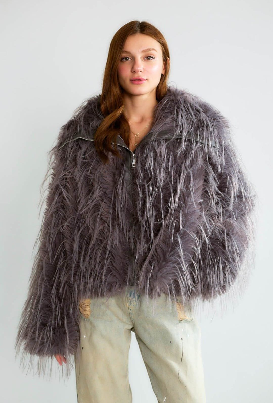 Gamme Manteaux Fausse Fourrure Moderne