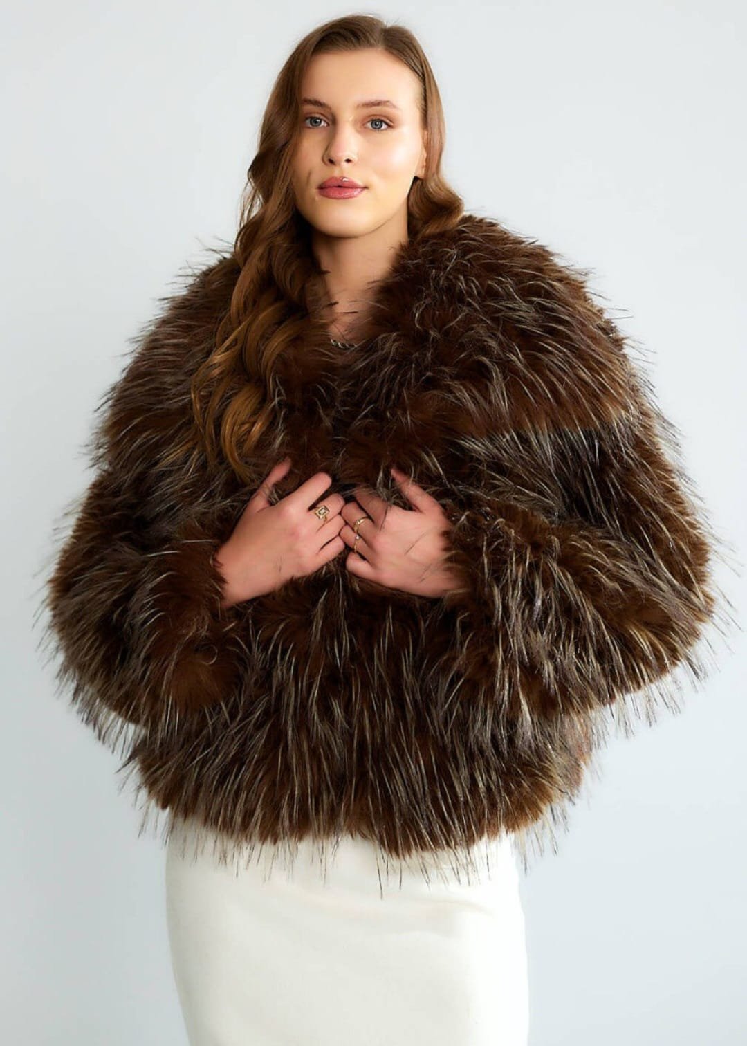 Manteaux Luxe en Fourrure Synthétique – Image 2
