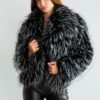 Manteaux Luxe en Fourrure Synthétique