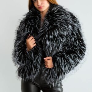 Manteaux Luxe en Fourrure Synthétique
