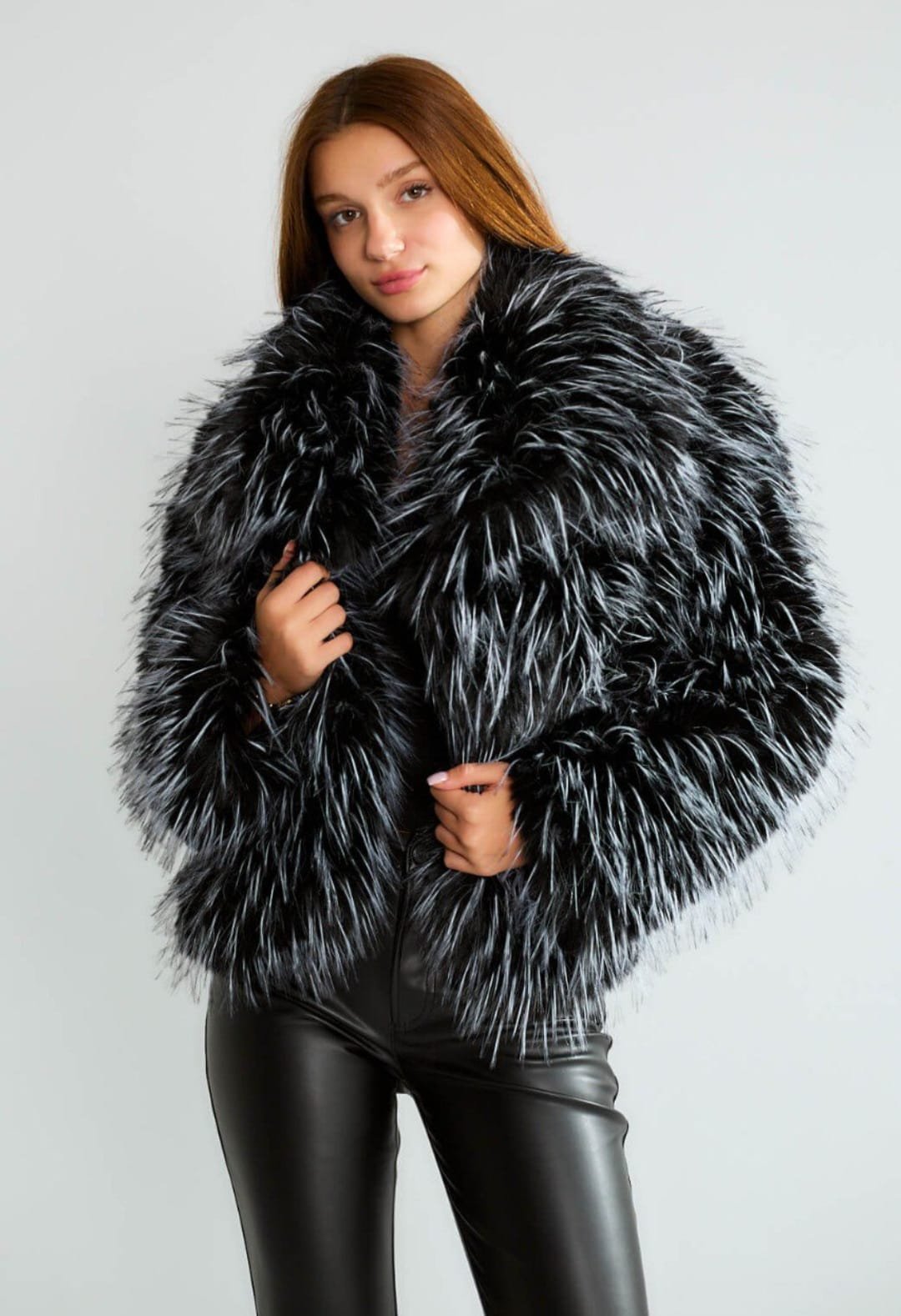 Manteaux Luxe en Fourrure Synthétique
