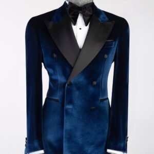 Le Smoking Velours Bleu Nuit