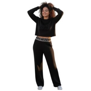 Ensemble Lounge Court Noir Minimaliste