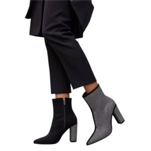 Bottes Courtes Deux Couleurs