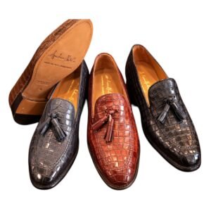 Chaussures Crocodile Tassle