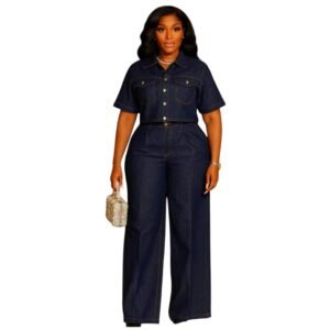 Ensemble Jeans Bleu Foncé