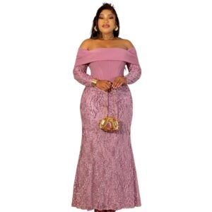 Robe Soireüe Rose Diamont