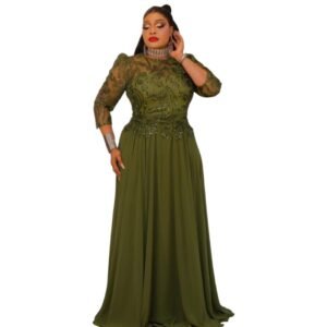 Robe Soireüe Vert Pomme